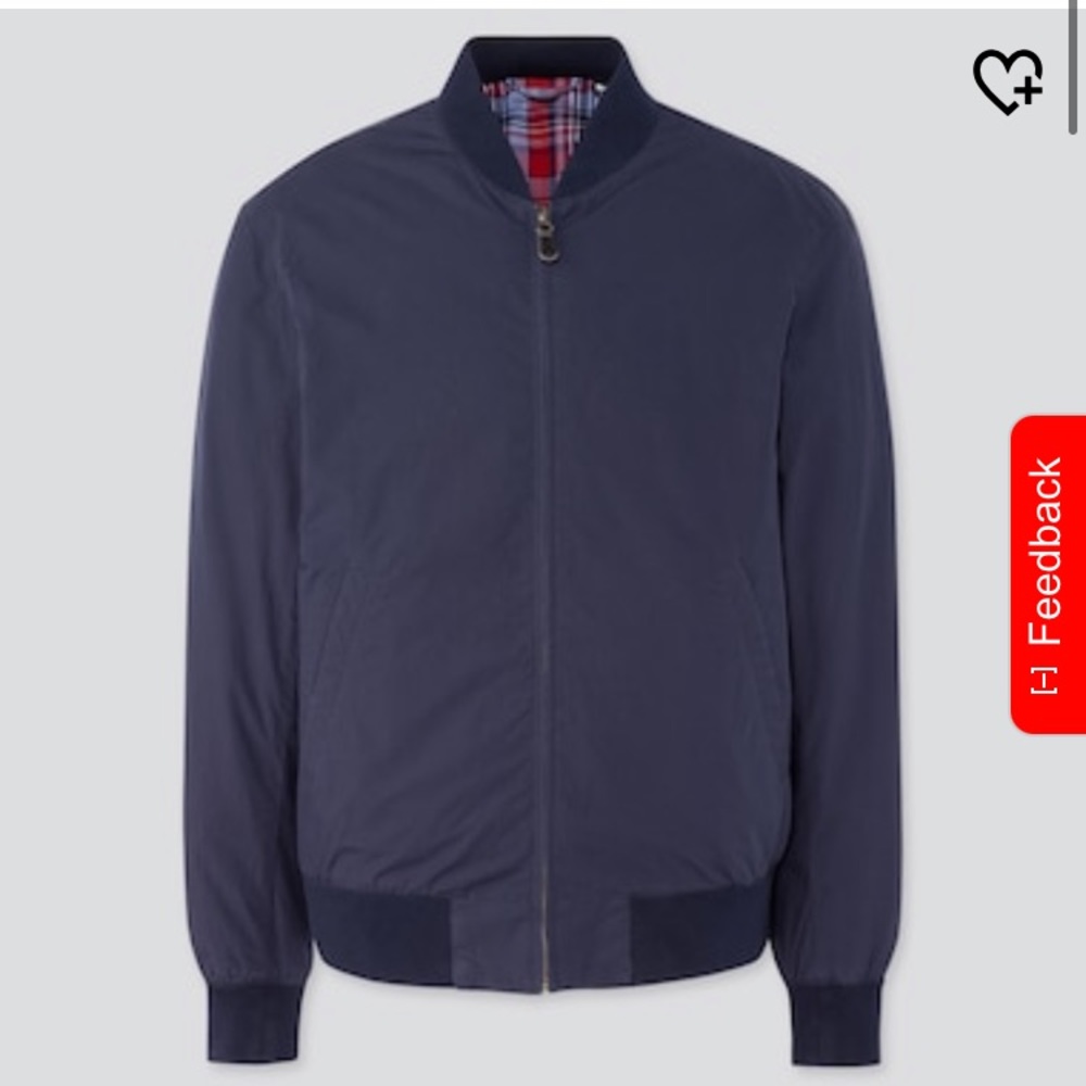Navy Uniqlo Bomber Jacket